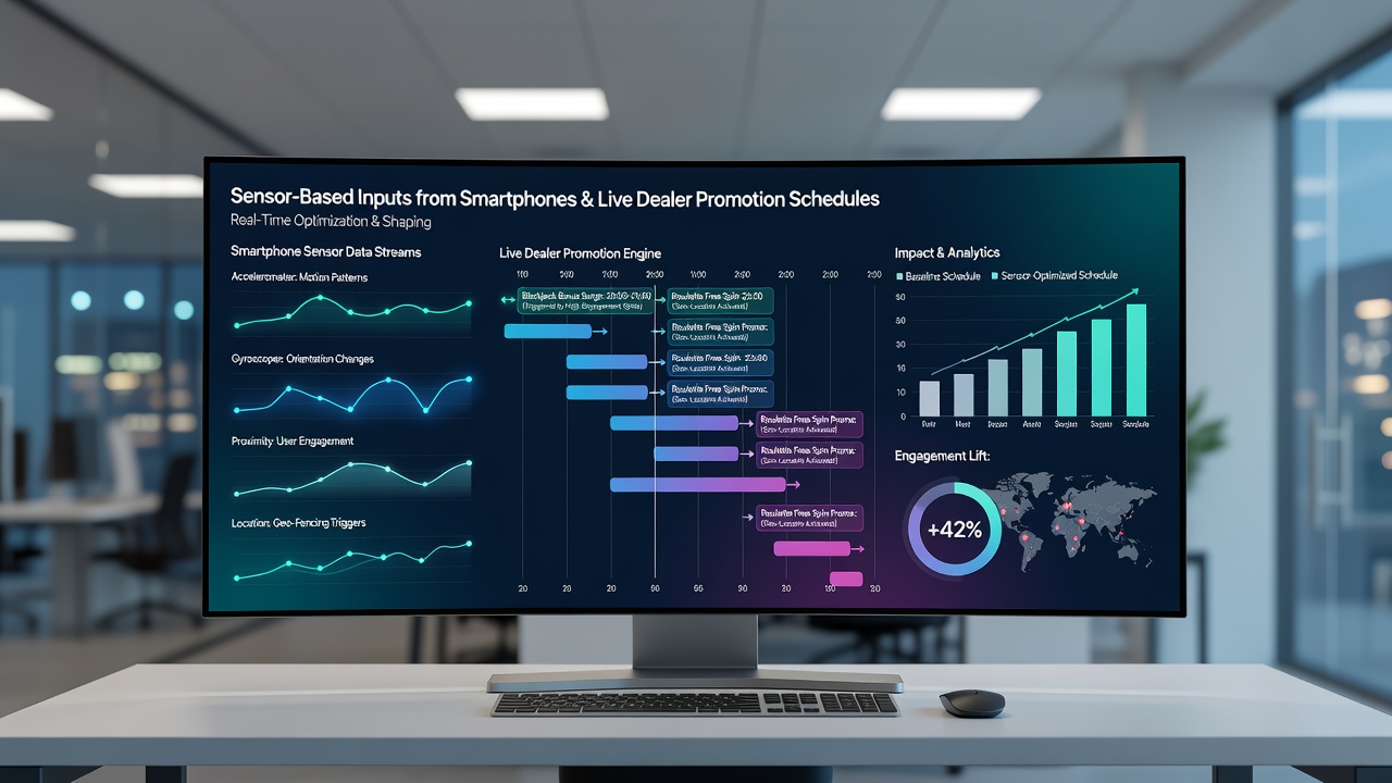 Analyse von Sensor-Datenströmen zeigt Muster für optimierte Live-Dealer-Promotionszeitpläne