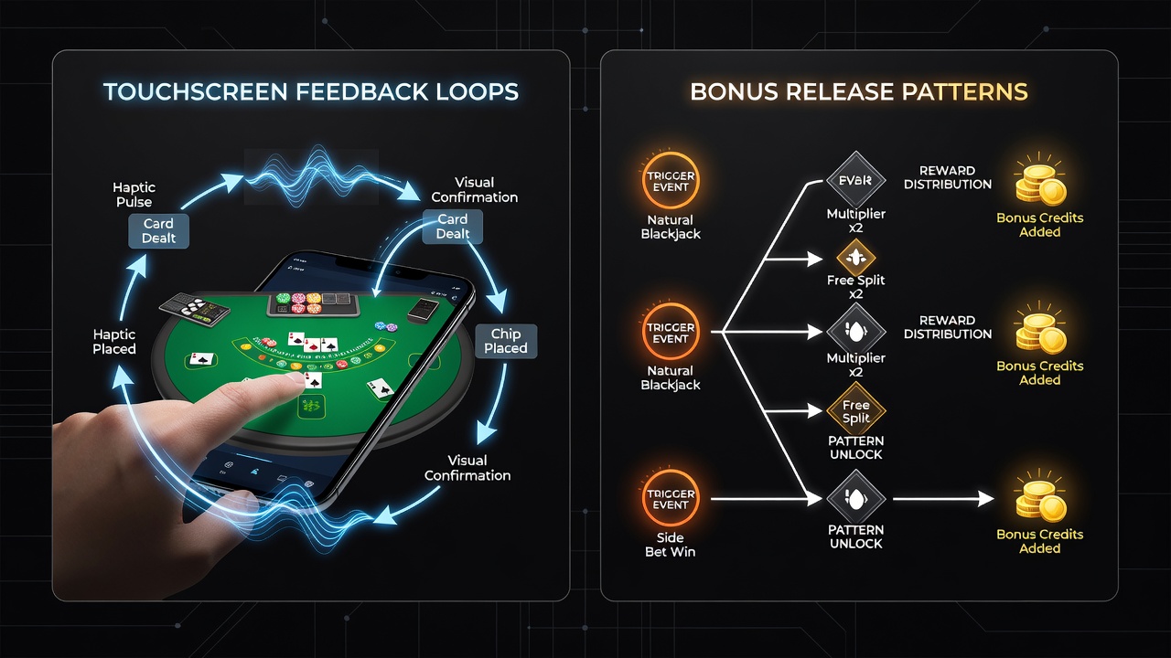 Visualisierung von Bonusfreigabemustern und Touch-Interaktionen in mobilen Blackjack-Apps