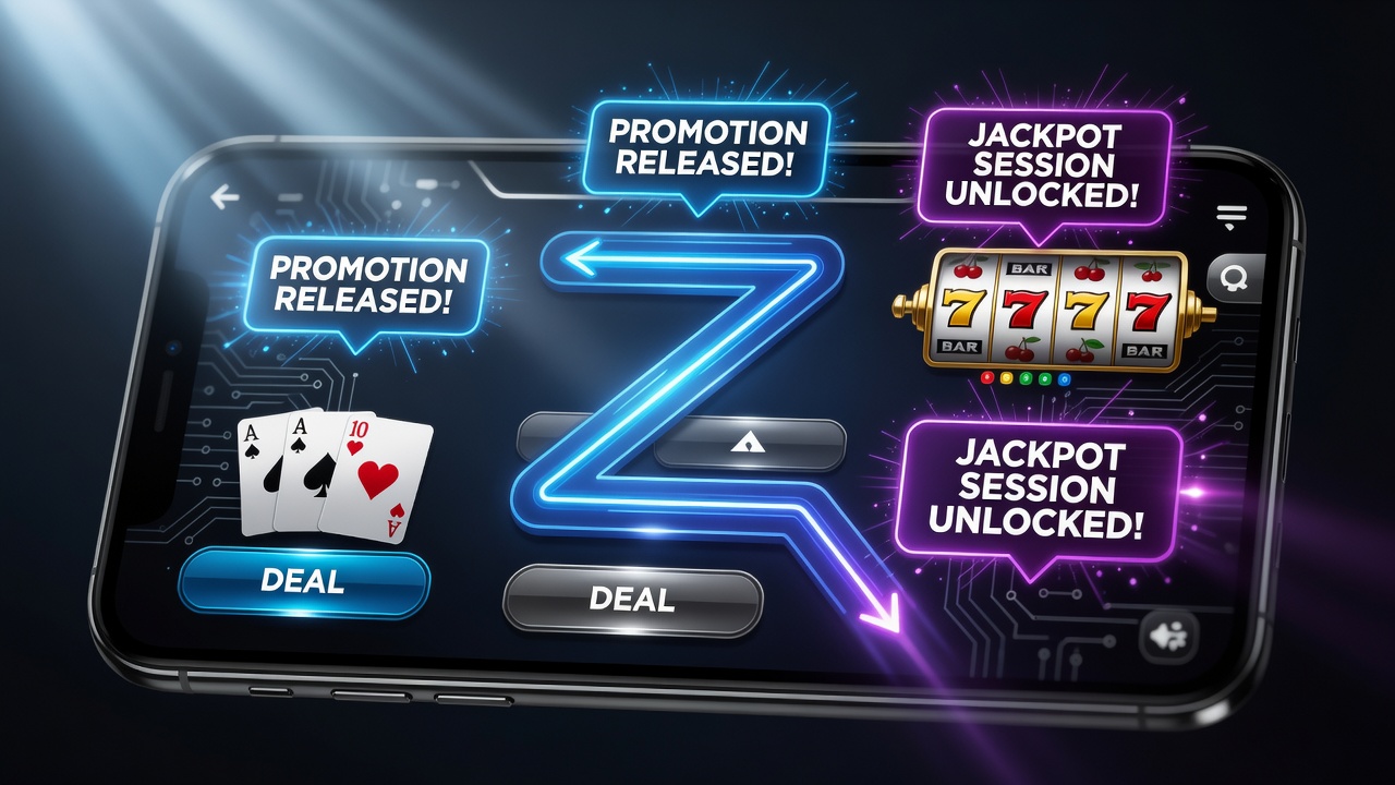 Touchscreen-Eingabemuster auf mobilen Geräten während Blackjack- und Slot-Sessions