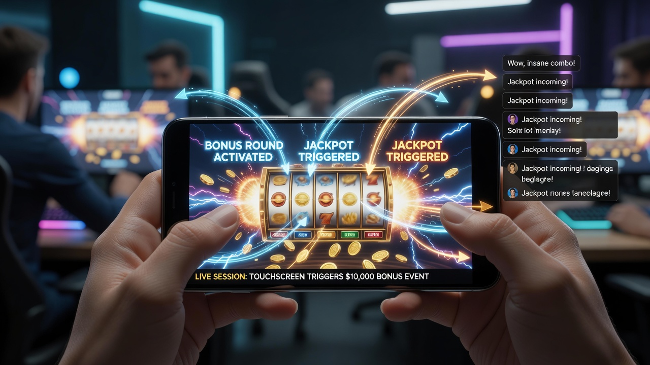 Jackpot-Auslösung durch Touch-Interaktionen